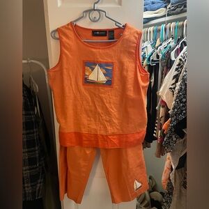 Sag Harbor Linen Top and Bottom Set